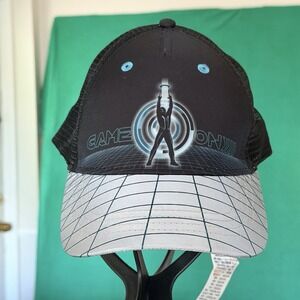 Disney World Magic Kingdom Tron Lightcycle Game On Cap Hat Snapback WDW Ride